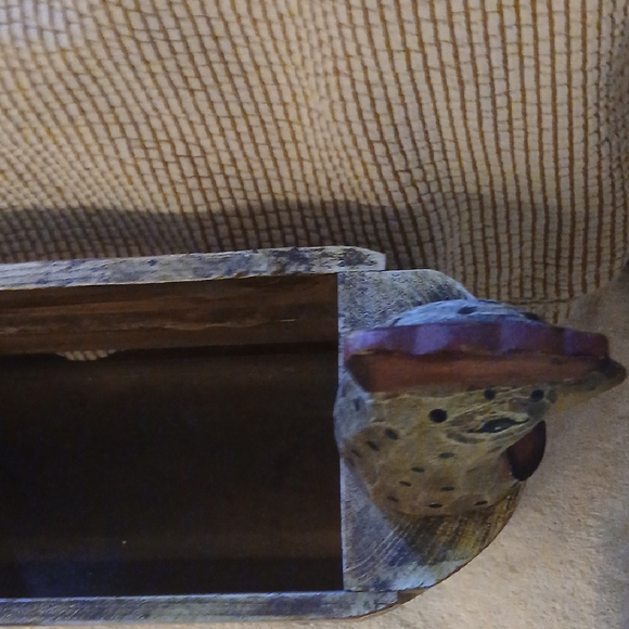 Rustic Wooden Chicken Basket - Picture 8 of 15